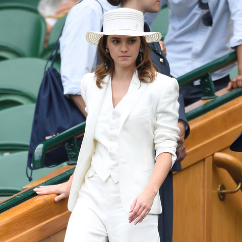 Emma Watson as a guest at Wimbledon 