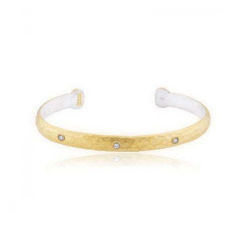 yellow and white gold with diamonds cuff bracelet