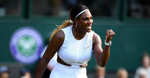 Serena Williams at Wimbledon wearing the Nike Broosh