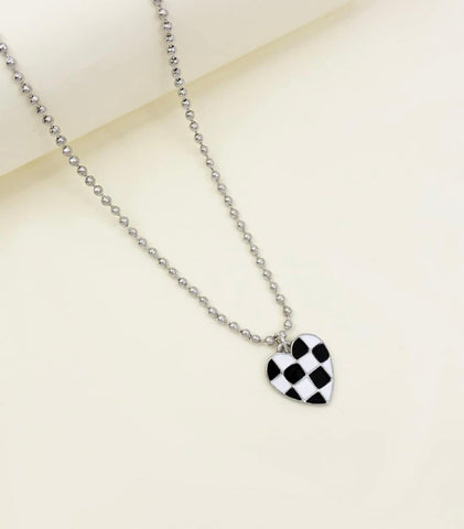 Mini Checkerboard Necklace