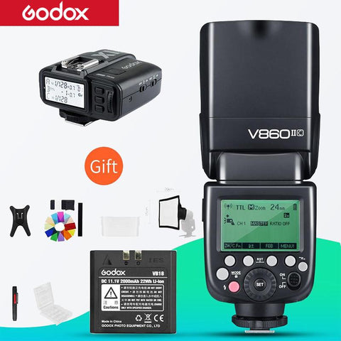 Godox V860II V860II-C V860II-N V860II-S V860II-F V860II-O HSS TTL