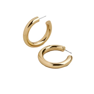 JOSSLYN Chunky Gold Hoop Earring - Amara Day Spa | Salon | Boutique