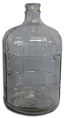 1 Gallon Clear Glass Jug Fermenter for Small Batch Brewing