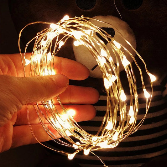 Fairy Thin String Light Plug Powered (10 Meters) – Glimmer Lightings