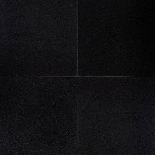 Absolute Black Extra Honed Granite Tile, 18x18x1/2, Granite Flooring