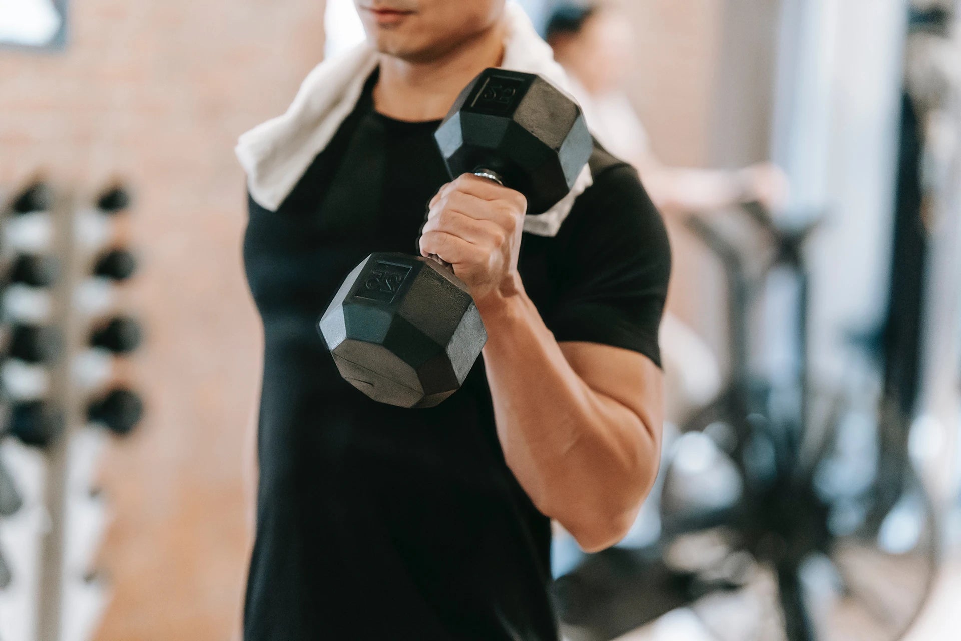 Guy Lifting Weights