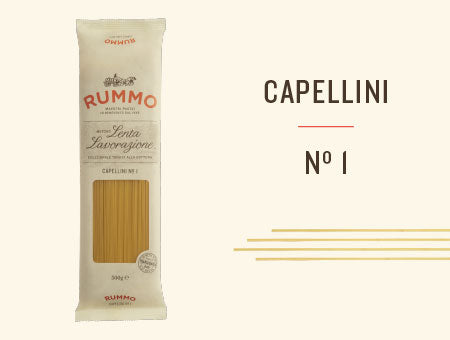 Rummo Pasta CAPELLINI N ° 1 classic formats 500 g – Sud Italy Market