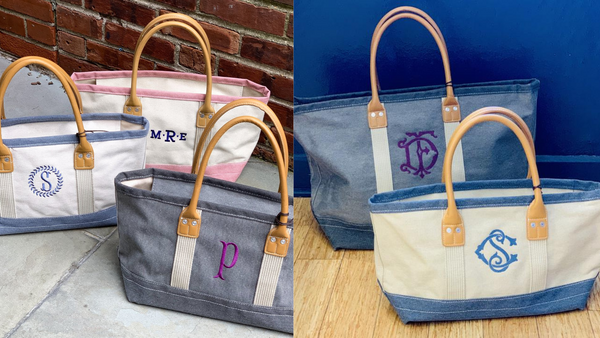 Monogram totes