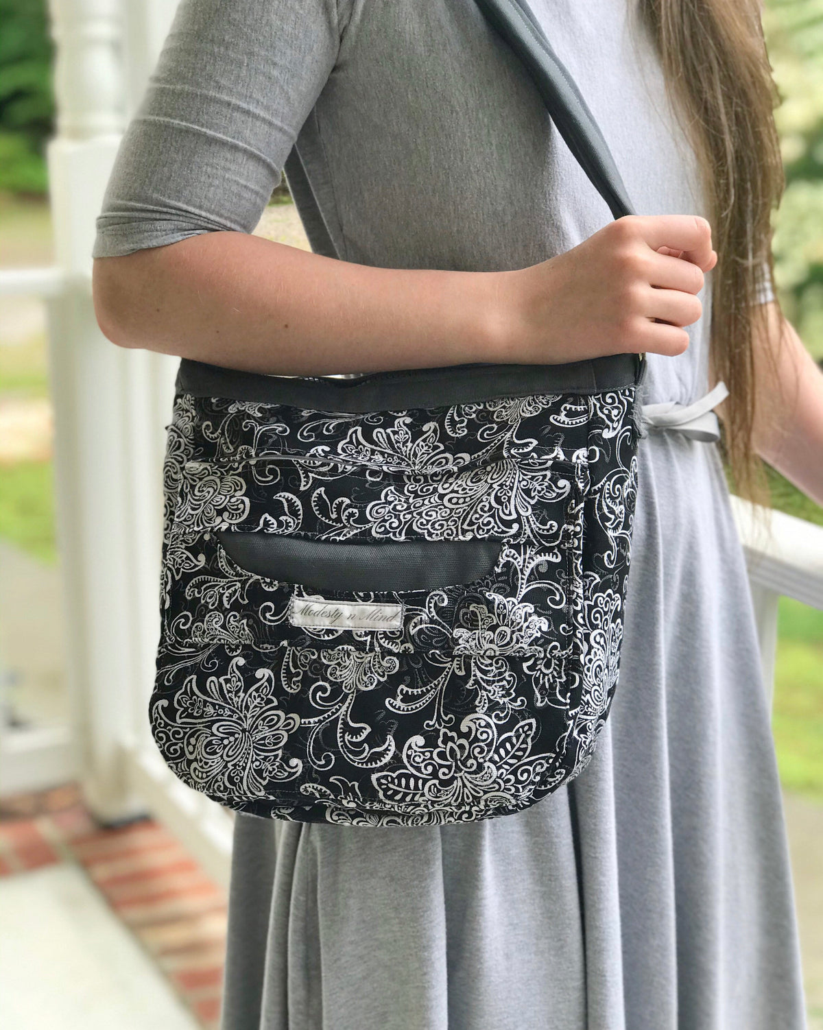 Gray casual Bag