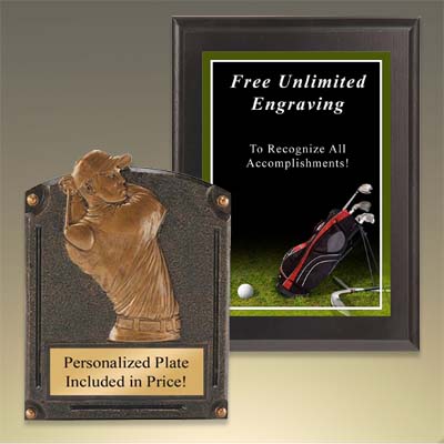 Order Golf Plaque Awards