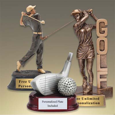 Order Golf Resin Statue Trophies