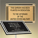 Order Outdoor Plaques and Dedication Plaques