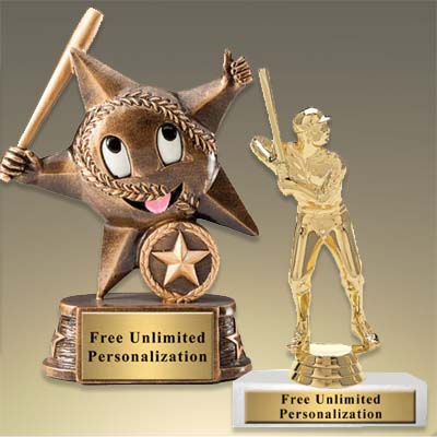 Participation Baseball Trophies