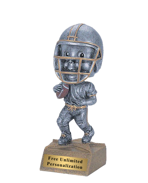 football bobblehead trophy