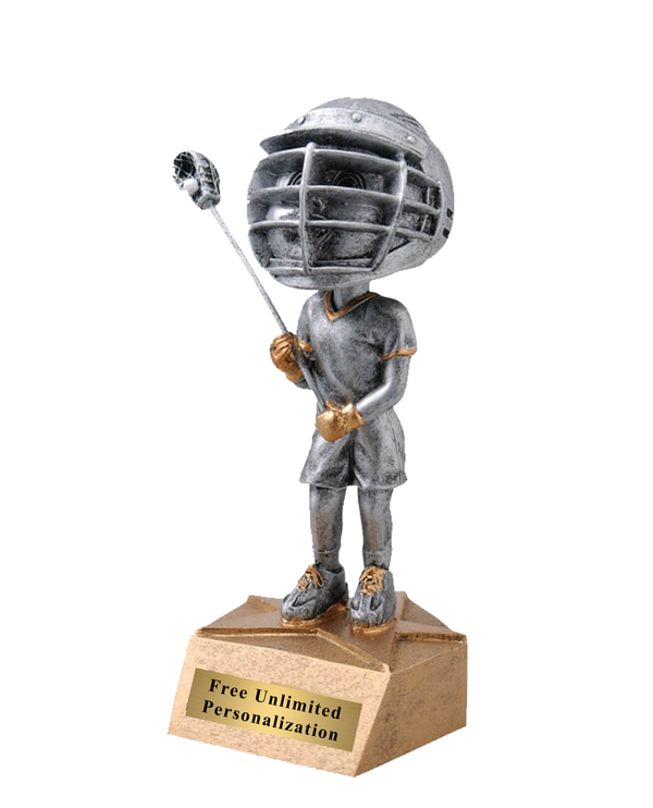 bobblehead lacrosse trophy
