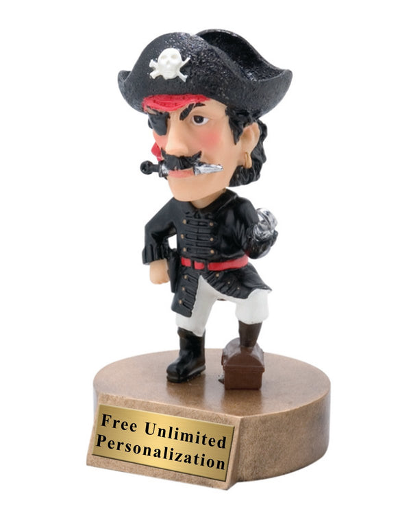 pirate bobblehead trophy