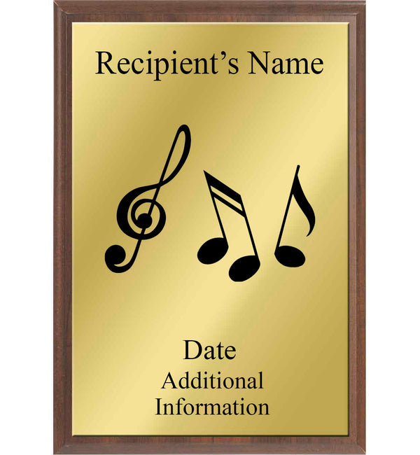 music plaque