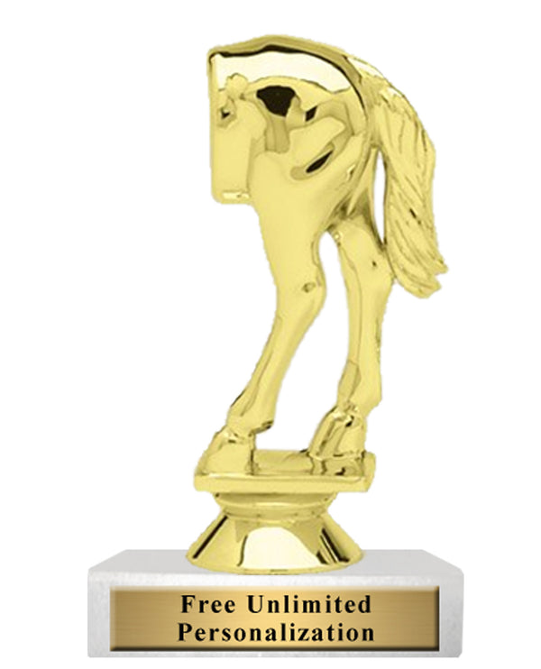 horse's rear trophy