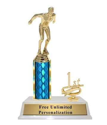 Single Column Swim Trophy