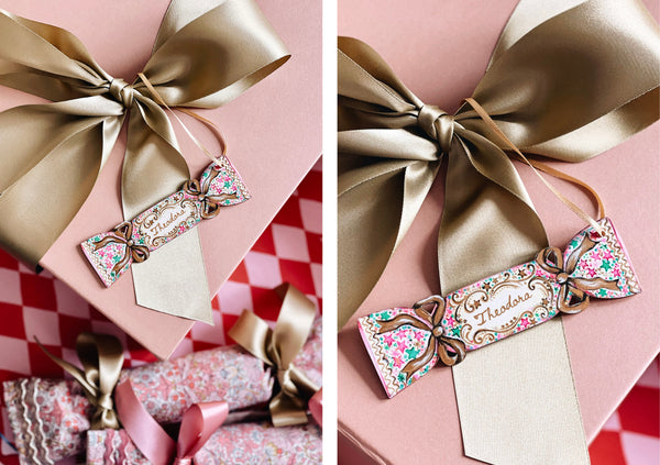 Vintage Bows Gift Wrap, Baby Shower Gift