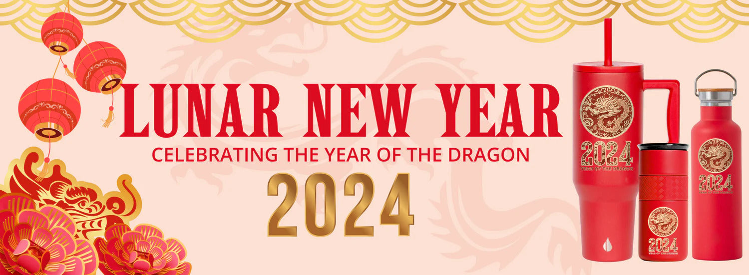 Lunar New Year Celebration 2024 with Dragon Bottles