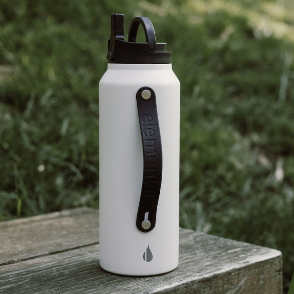 Elemental® 32oz. Sport Insulated Stainless Steel Water Bottle w/ Drinking  Spout and Straw - EB32