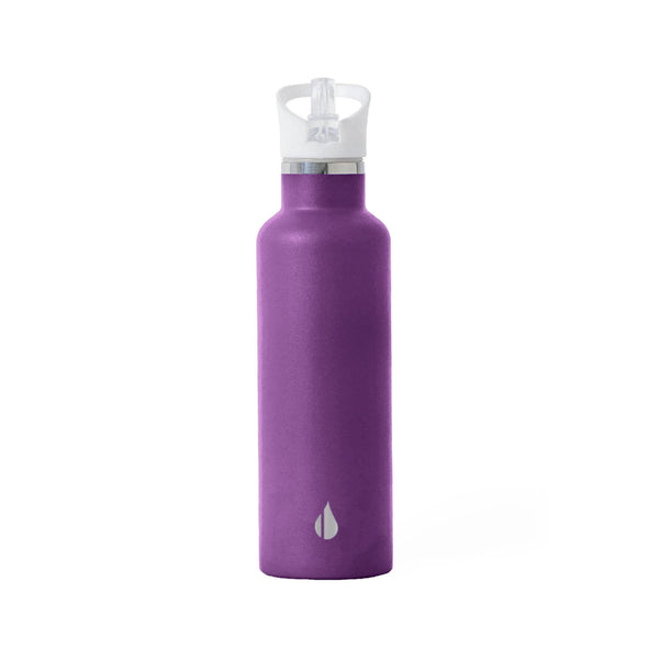 (Dark Purple) Purple Running Man Stainless Steel Water Bottle