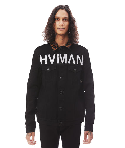 MK2 DENIM JACKET IN BLACK OPIUM – HVMAN