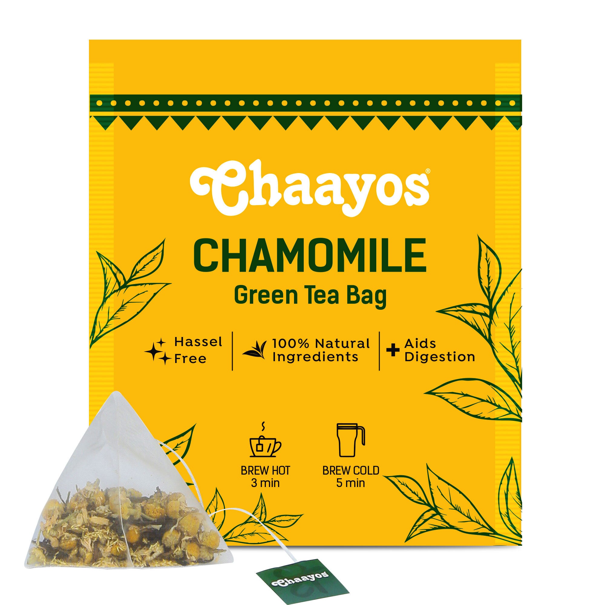 Chaayos Premium Eco Friendly Gift Hamper | Contains 2 Mugs with Turmeric  Cardamom Green tea + Black tea + Kesar +Cardamom powder | 100%  Biodegradable & Eco-friendly box | Gift Hamper for