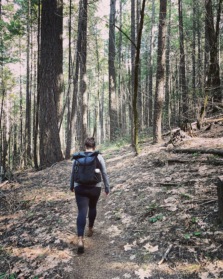 Plus Size Hiker Hiking Obese Nature