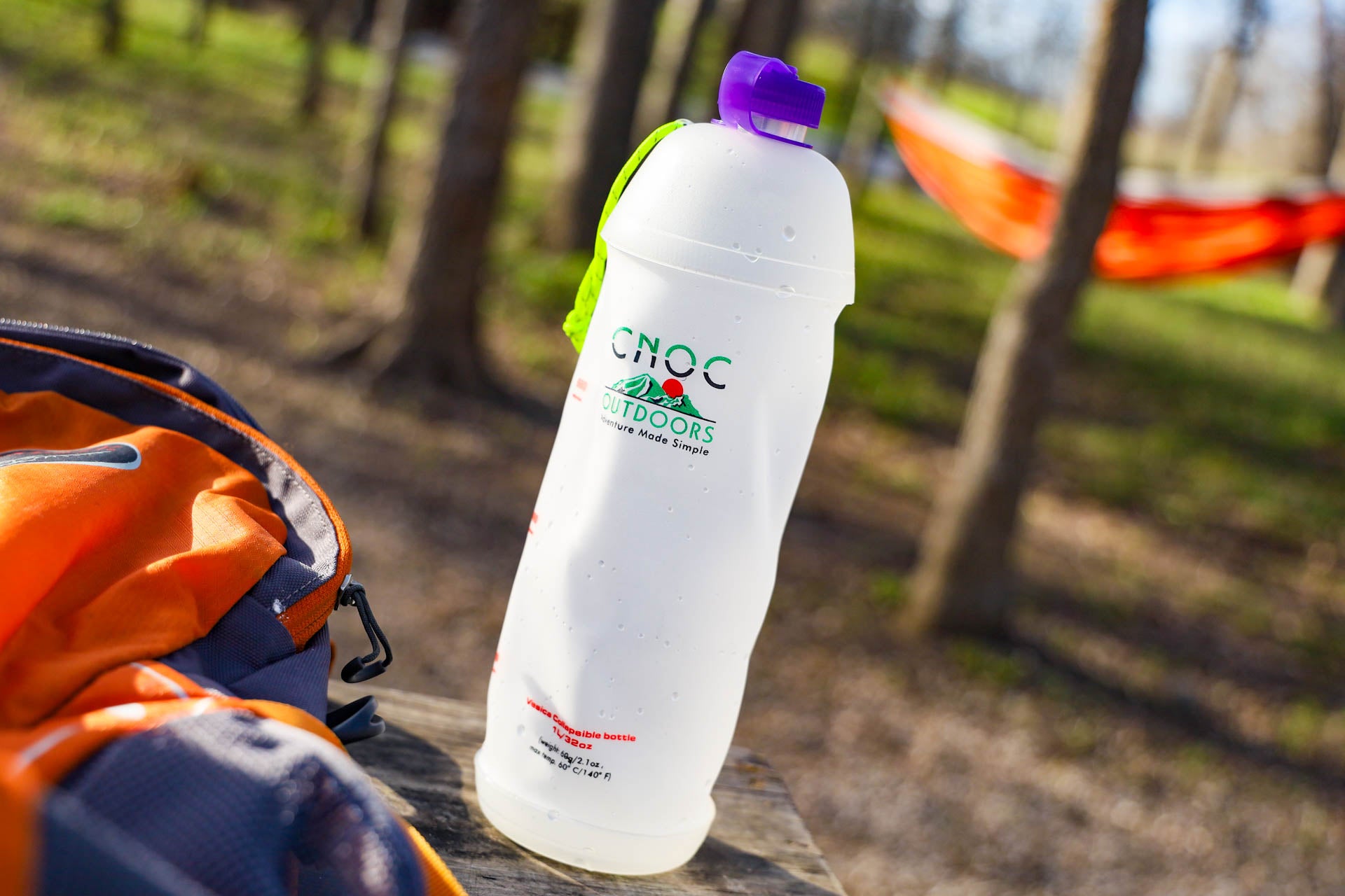 Best Sustainable Backpacking Gear Eco-Friendly Made by Small Brands Cnoc Collapsible Water Bottle