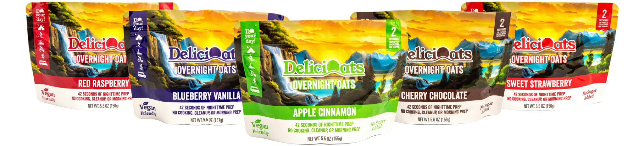 DeliciOats Coldsoak Breakfast Backpacking Overnight Oats GGG Garage Grown Gear