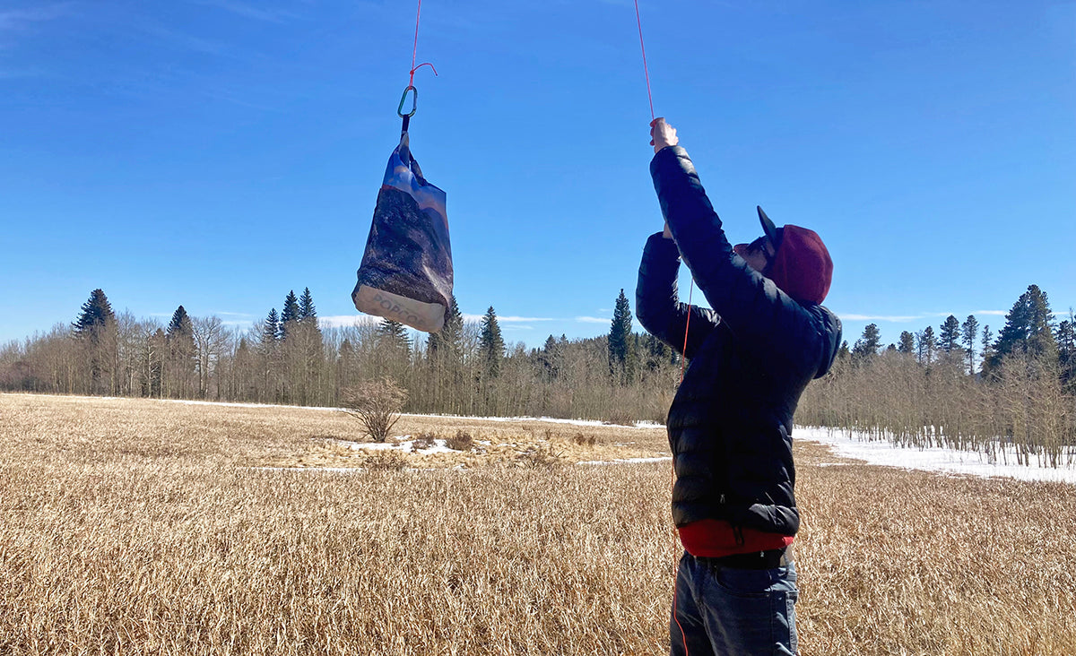 How to Hang a Bear Bag – Garage Grown Gear