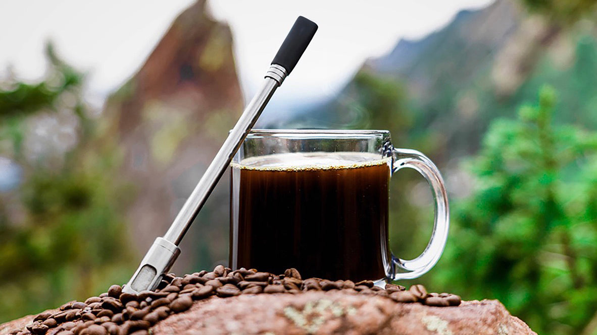 JoGo Coffee Brew Straw Stainless Steel Reusable Bombilla Backpacking Coffee