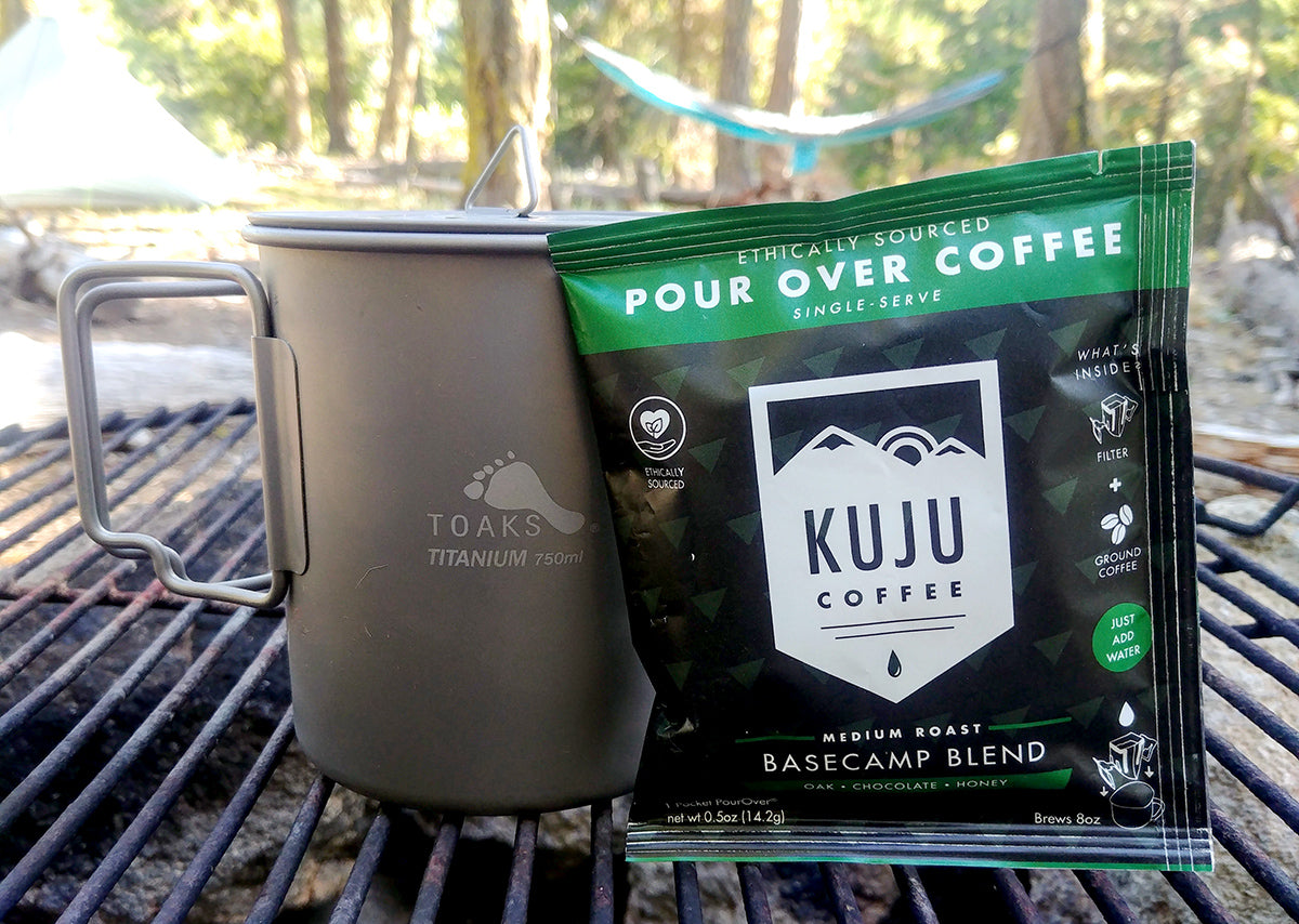 Kuju Coffee Pour Over Packets Review Hiking Backpacking