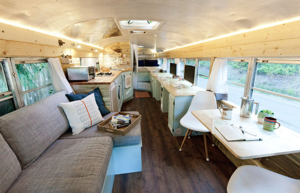 Living On A Converted Schoolbus