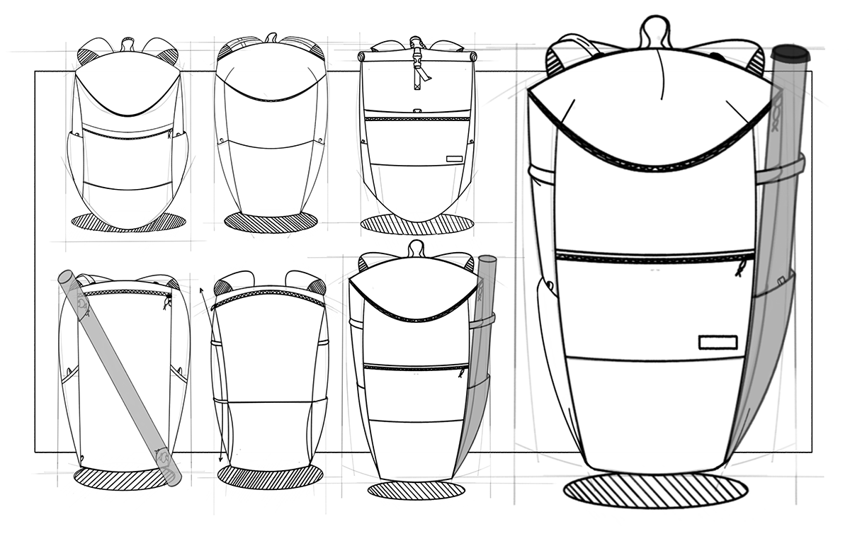 MYOG how to make your own backpacking gear design and prototyping DIY UL Pack