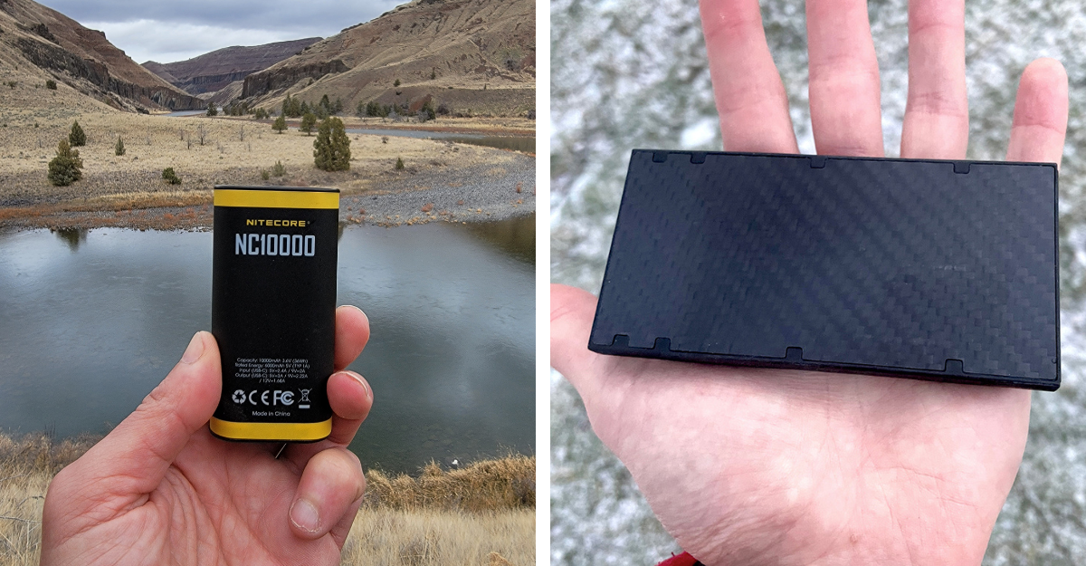 NB10000 vs NC10000 Highland Best Ultralight Power Bank Battery Pack by Nitecore