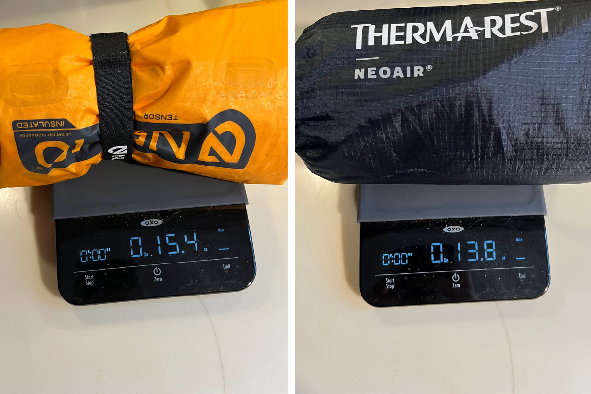 Nemo Tensor Insulated vs Thermarest Neoair XLite NXT best ultralight sleepinng pad ul backpacking GGG Garage Grown Gear