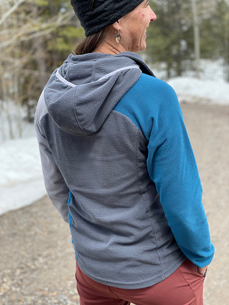 SkyGoat Full Zip Fleece Hoodie Review GGG Garage Grown Gear Lightweight Grid Fleece