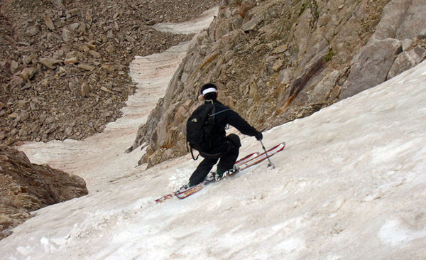 Summer Backcountry Skiing in Colorado Tyndall Glacier