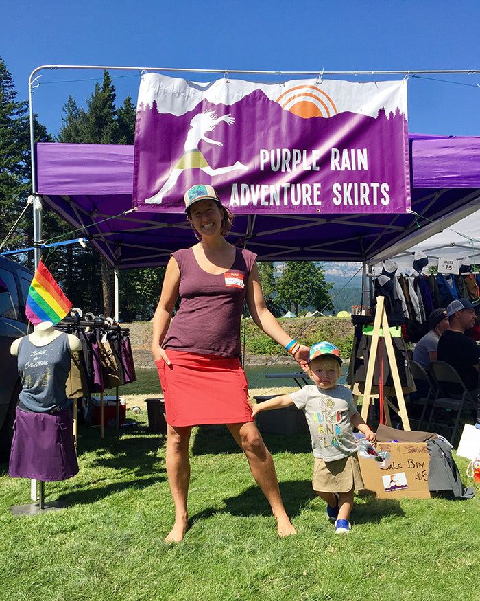 Purple Rain: Where Thru-Hiking in Skirts is Both Business & Family Act –  Garage Grown Gear