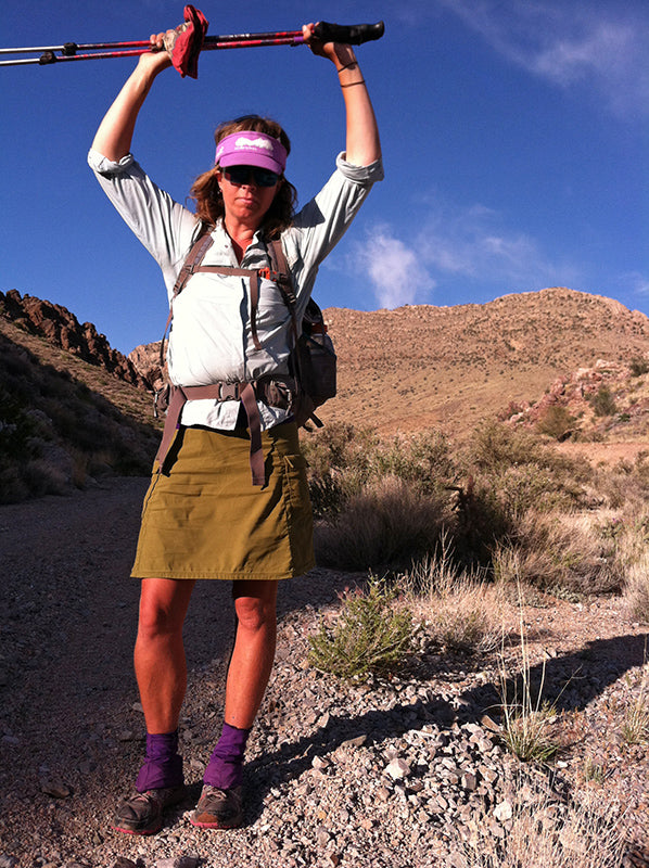 Thru-Hiking Skirts Purple Rain Backpackers Skirt for Hikers