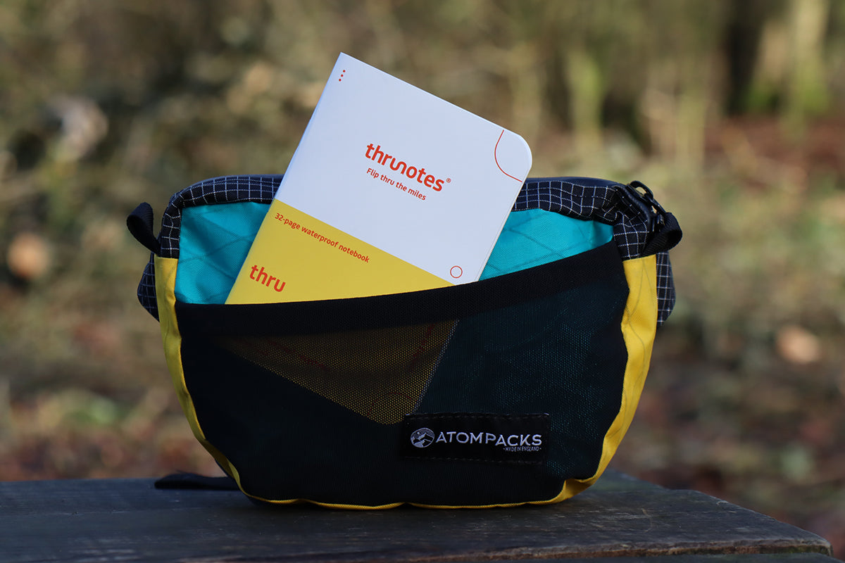 Thrunotes Backpacking Lightweight Waterproof Small Notebooks Journal