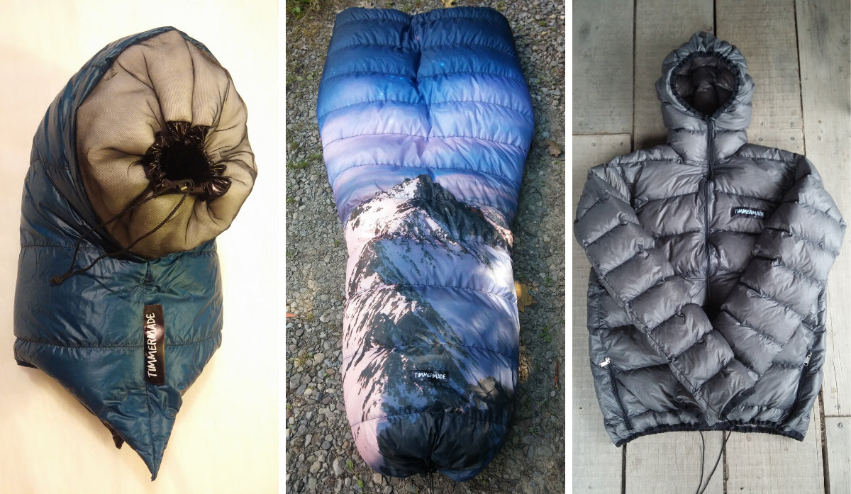 Timmermade Lightweight Hand Sewn Made Custom Cottage UL Gear Backpacking Sleep System Hood Waterbear