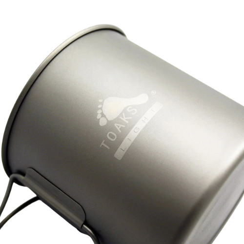 Titanium 650ml Pot (Ultralight Version) by TOAKS