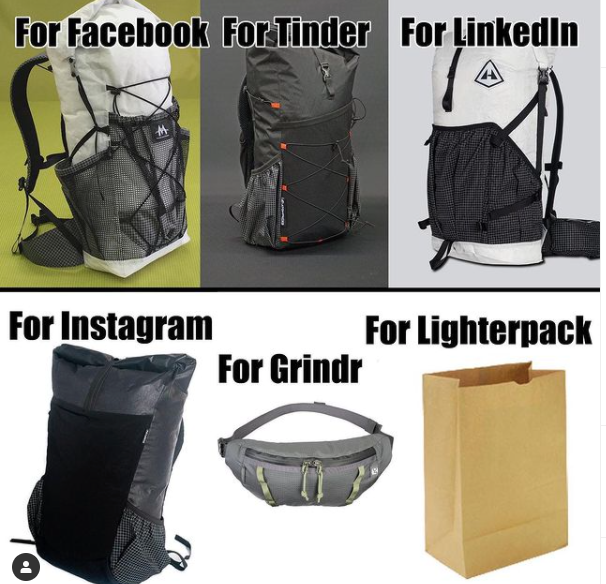 Ultralight Jerk Backpacking UL Lightweight Memes ULK Hiking