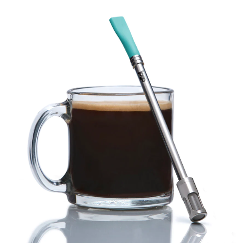 JoGo Coffee Brew Straw Stainless Steel Reusable Bombilla Backpacking Coffee GGG Garage Grown Gear