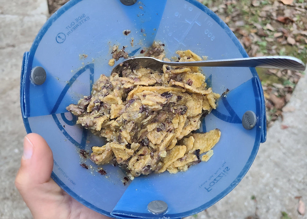 itacate charge-up chilaquiles backpacking dehydrated meal