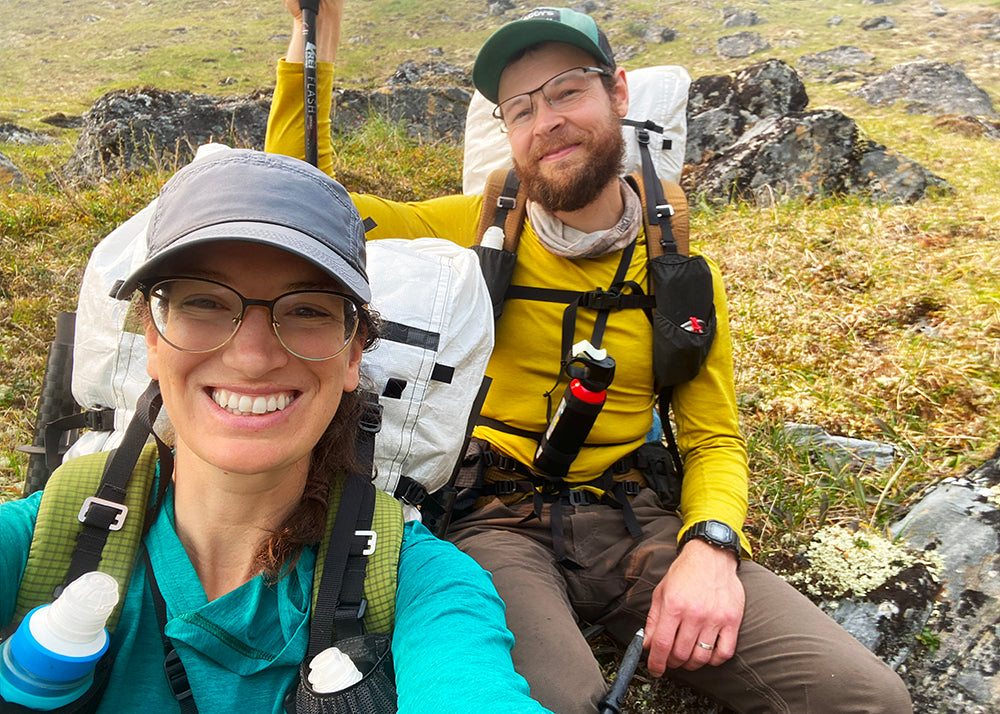 Superior Wilderness Designs Founders wit their packs on